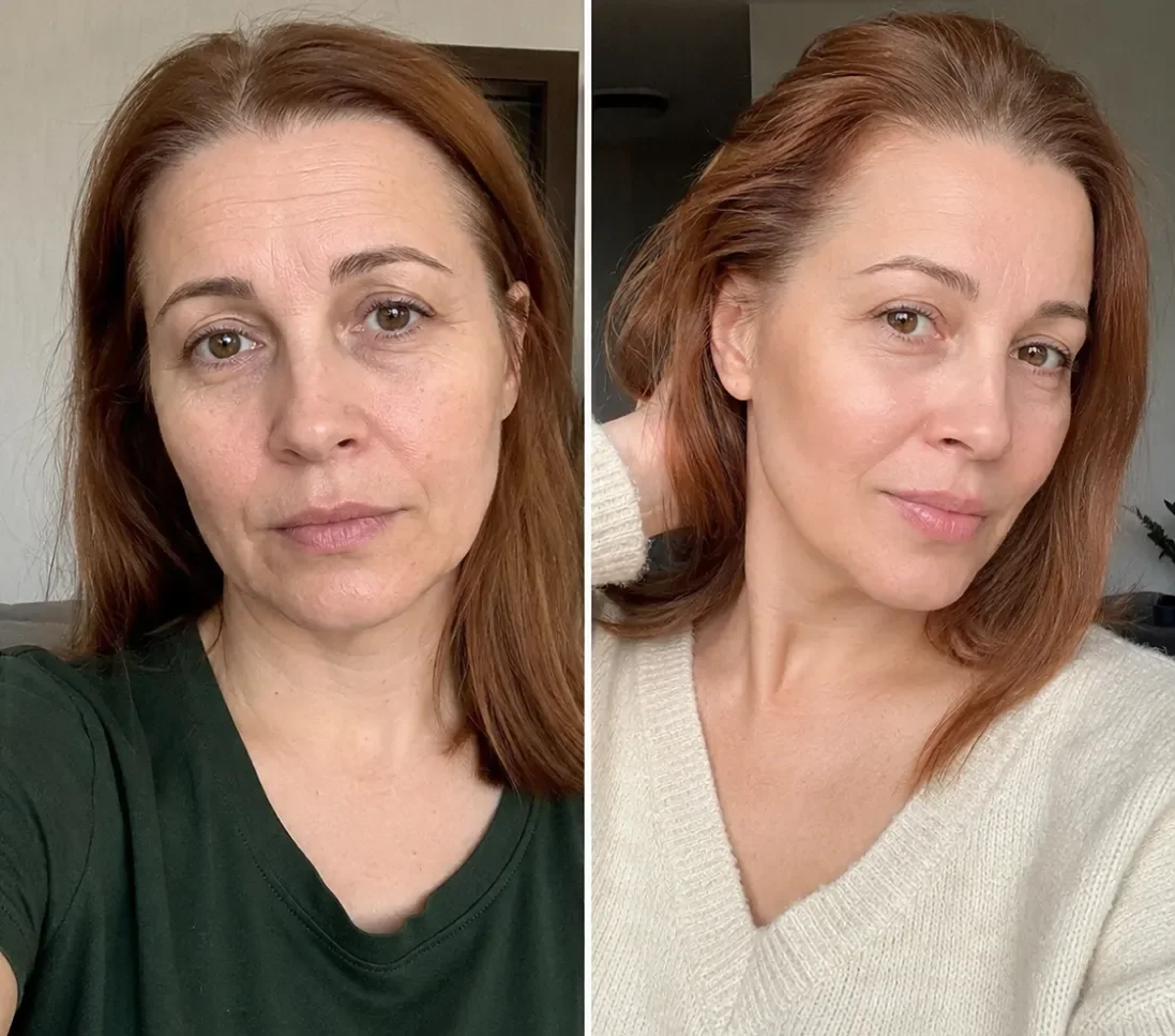 Пара фото учасниці до та після 3